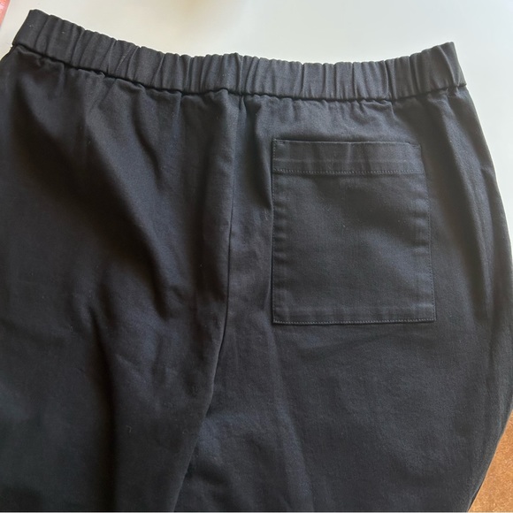 LOFT, Elastic Waist, Black, Cotton Dress Pants, Size Large - Picture 6 of 13